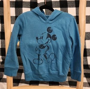 Boys Disney Mickey Mouse hooded sweatshirt size 5